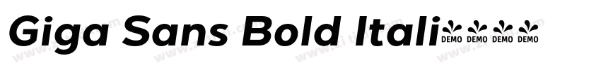 Giga Sans Bold Itali字体转换 Giga Sans Bold Itali字体转换